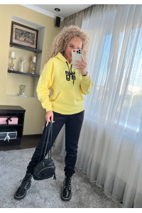 Жіночий костюм на флісі жовтого кольору "Wang"