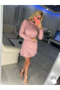 Жіноча замшева сукня "button"