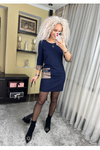 Жіноча сукня "Sabina" темно синього кольору