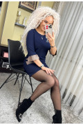 Жіноча сукня "Sabina" темно синього кольору